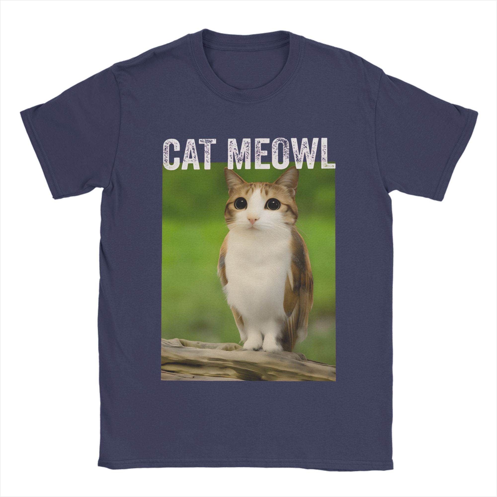

Cat Meowl Cat Owl For Animal And Pet Owners T Shirt Summer Harajuku TShirts Unisex 100 Cotton Comfortable Oversize Clothes Tshirt 4XL