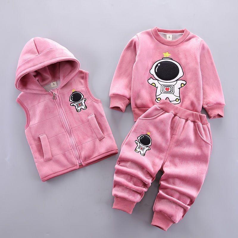 Autumn Baby Girls Clothes Hoodie+Pant Outfit Kids Costume Suit Infant Clothing for Baby Warm Sets