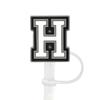 1Pcs Letter Silicone Straw Covers Cap Compatible With Stanley 30&40Oz Cup10Mm Straw Toppers Reusable Dust-Proof Straw Caps
