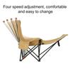 Outdoor Folding Chair with Side Pocket Portable Adjustable Holds 150kg Waterproof Heavy Duty Camping Backpacking Beach Picnic