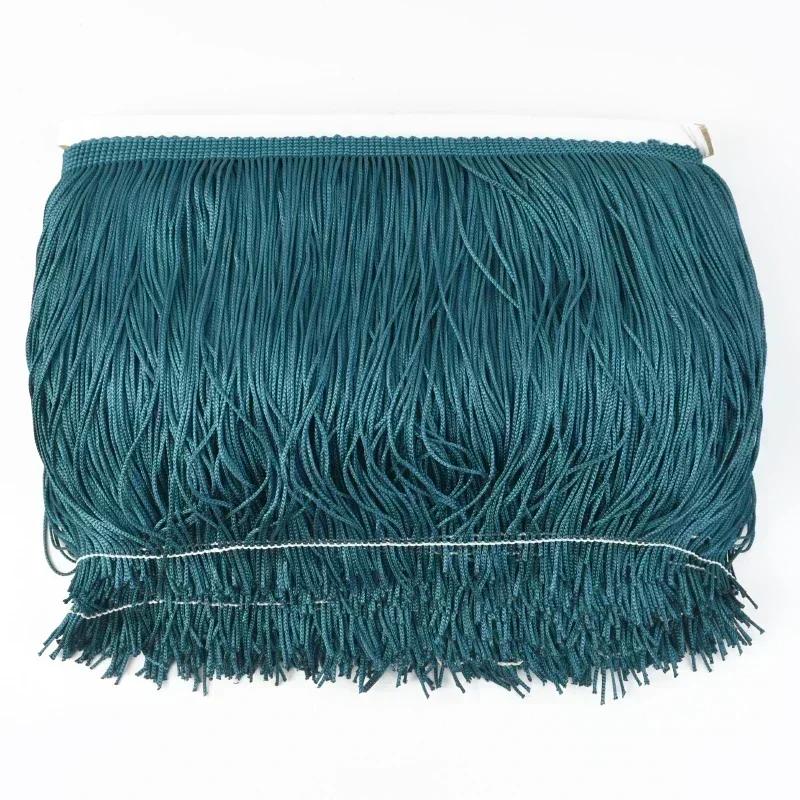 5M Meetee Polyester Tassel Fringes 10-30cm Lace Trim Ribbon for Dress Curtain Decorative Ribbons Fringe Fabric Sewing Accessory