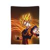 DBZ Goku Pattern Blanket Anime Characters Plush Funny Warm Throw Blanket for Coverlet Spring/Autumn,