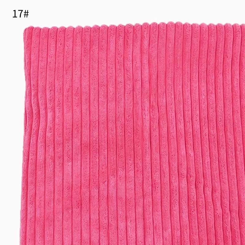 Meetee 50/100*150cm Striped Cotton Corduroy Fabric Decorative Cloth for Sofa Pillows Plush Toy DIY Clothing Sewing Home Textiles