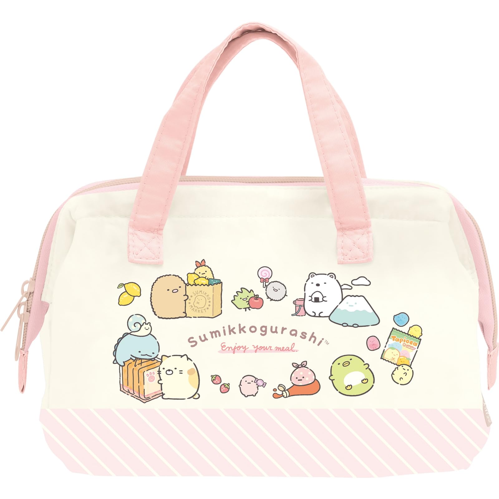 

Sumikkogurashi Lunch H160 x W220 x D115mm San-X Clasp-Style Bag, Pink, CA61901,