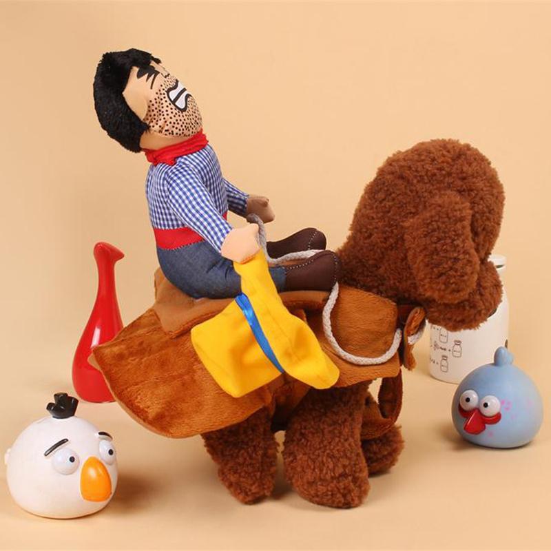 Halloween Dog Clothes Cosplay Set For Small Dogs Fashion Pet Costumes Cowboy Rider Puppy Apparel Chihuahua Yorkshire Dress up Supplies