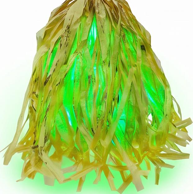DR.DUDU 35 Animated Witch Broom Halloween Decoration with Sound Touch Activated Walking Broomstick with Green LED Light Spooky Dancing Magic