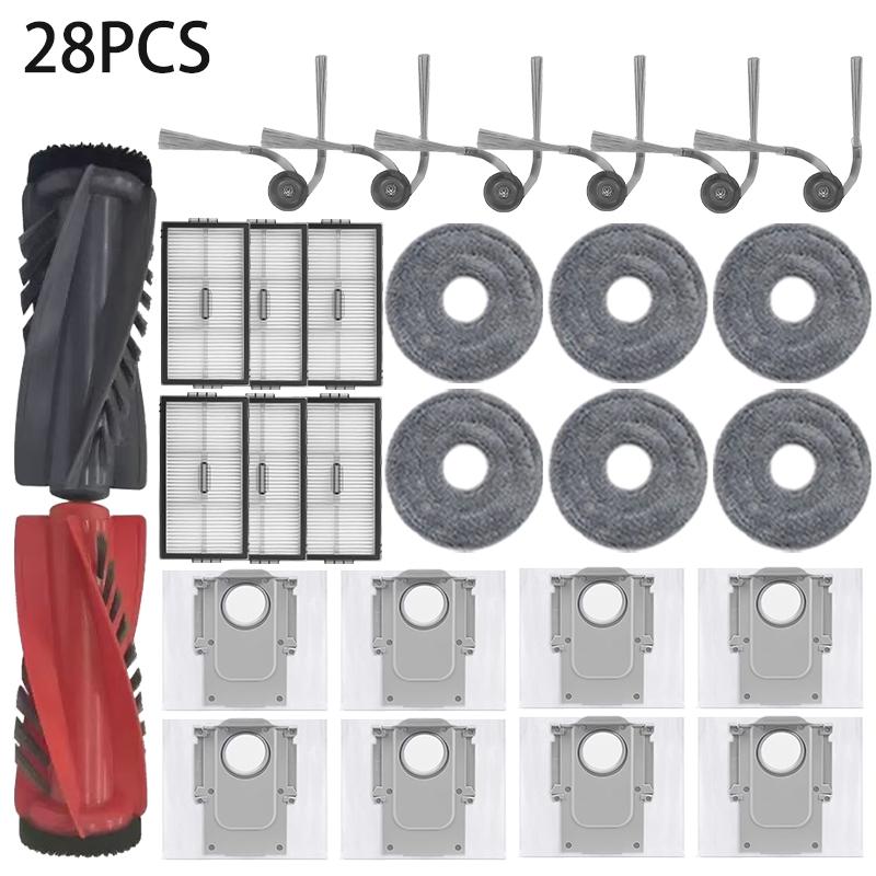 Compatible for Roborock Saros 10R / G20S Ultra Accessories Brush Hepa Filter Mop Cloth Dust Bag Spare Parts