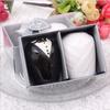 Cartoon Wedding Couples Salt Jars Cute Ceramic Seasoning Jars  Party Event