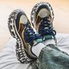 Fashion Men's Casual Sports Shoes 2025 Spring New Mesh Breathable Versatile Thick Sole Shoes Fashion Comfortable Low Top Chunky sneakers