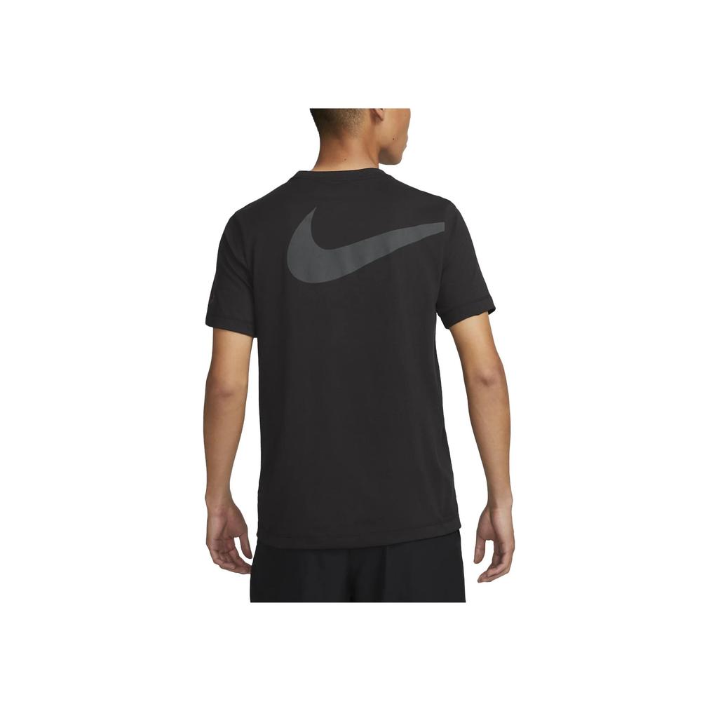 Nike Letter Print Pullover Crew Neck Short Sleeve T-Shirt Men Tops Black FJ5271-010