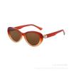 New European and American style sunglasses, anti-ultraviolet snake head metal decorative sunglasses, high-end street photography artifact woman