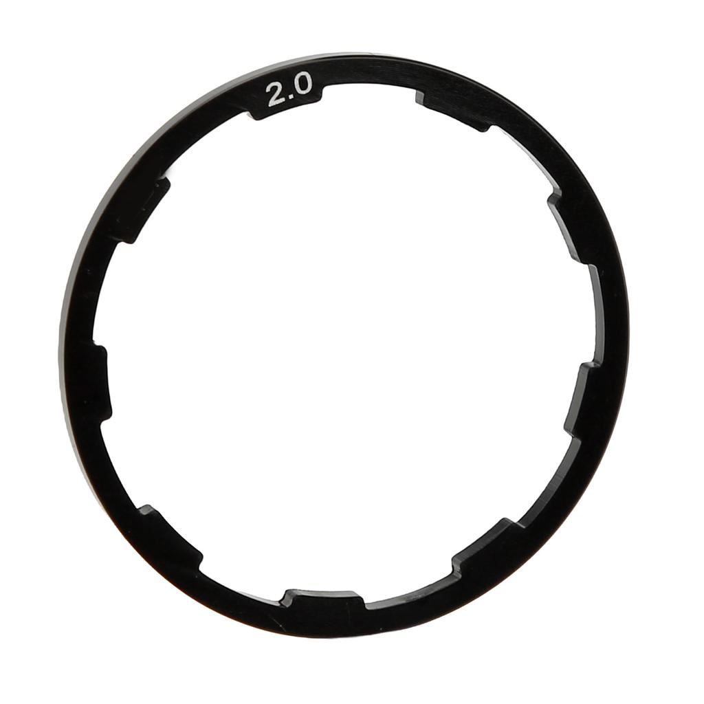 1pcs set 2mm Bicycle Grooved Hub Washer Aluminum Alloy Bike Flywheel Hub Spacers for Cycling