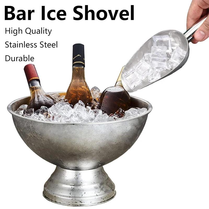 3/1 buc lopată de gheață din oțel inoxidabil Racletă pentru boabe de cafea cu cereale pentru răzuire pentru bomboane linguriță de măsurare linguriță de bar Gadgets de bucătărie