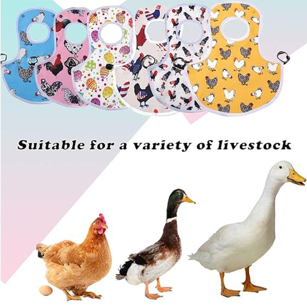 Washable Poultry Back Protector Adjustable Chicken Saddle Apron Hen Apron Poultry Farming