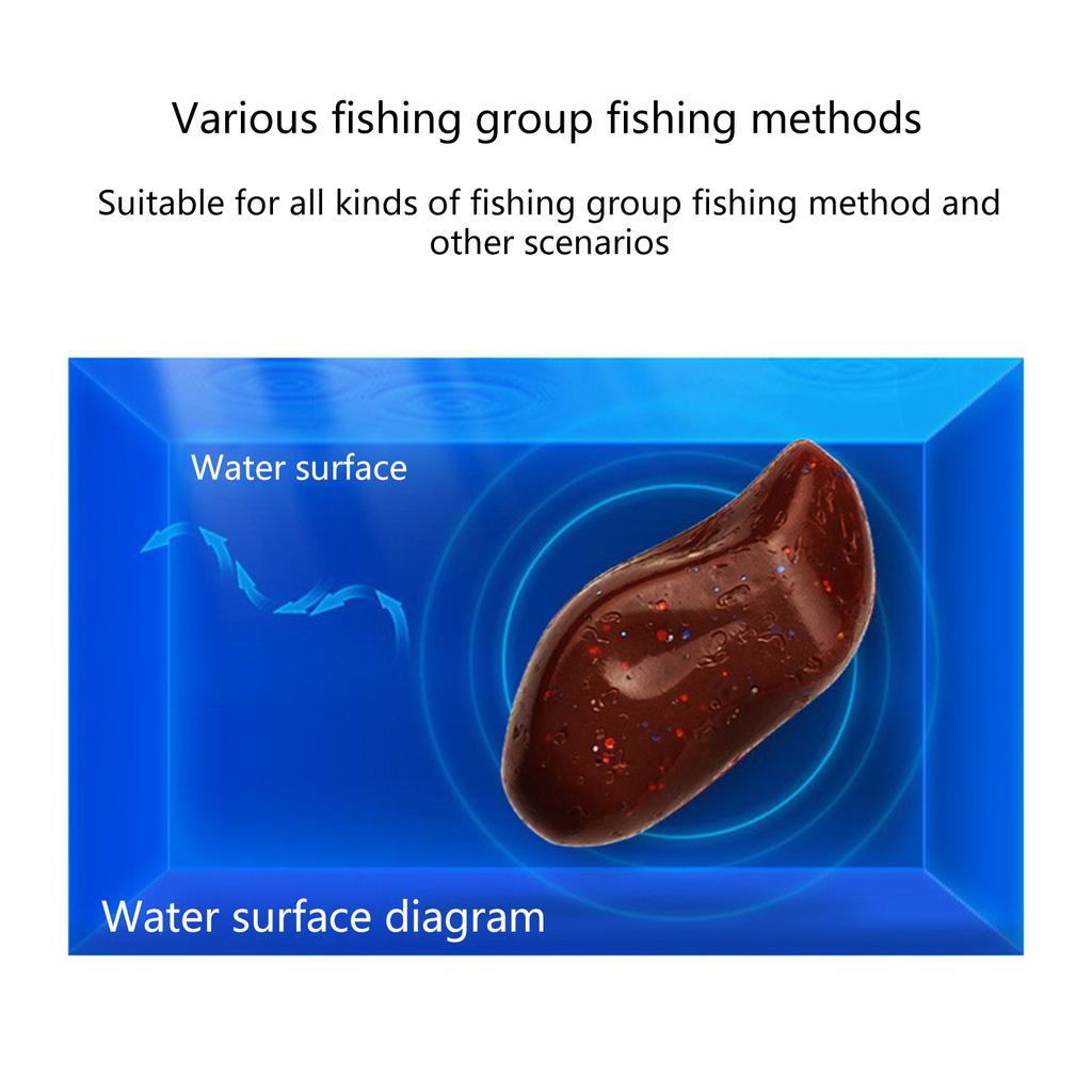 12 ks Kousky sumce Měkké nástrahy Rybaření Nástrahy s krevní sraženinou Plovoucí měkká nástraha Gulp Živé nástrahy pro venkovní rybolov