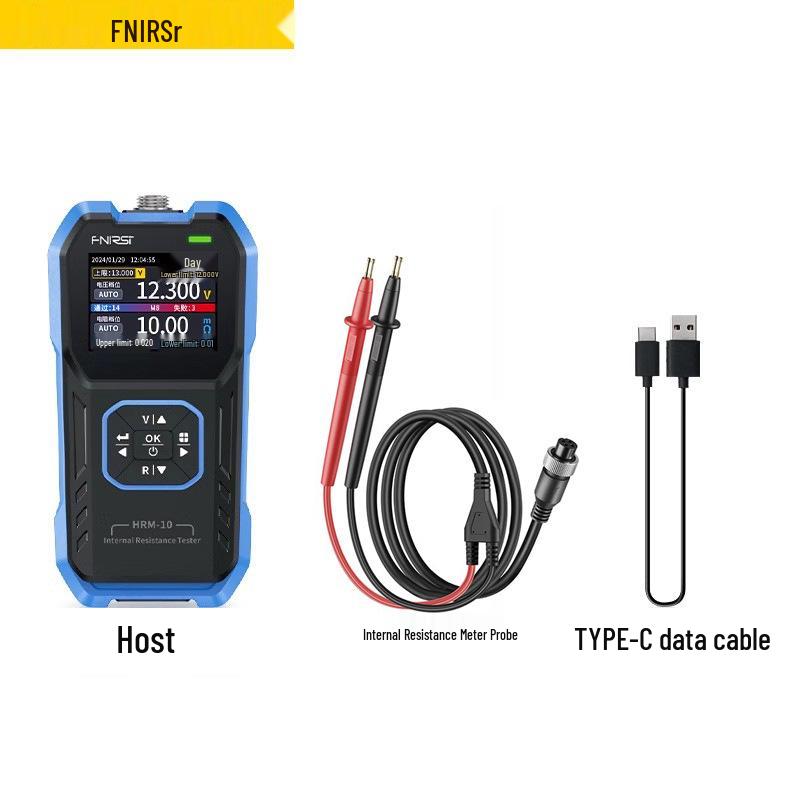 FNIRSI HRM-10 Lithium Battery Internal Resistance & Voltage Meter for 18650 Rechargeable Batteries