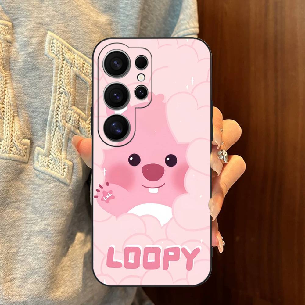 Cute L-loopy Phone Case For Samsung S 24 Fe 25 Ultra Plus 20 Lite 21 30 22 23 24 22 Ultra 5G Fundas