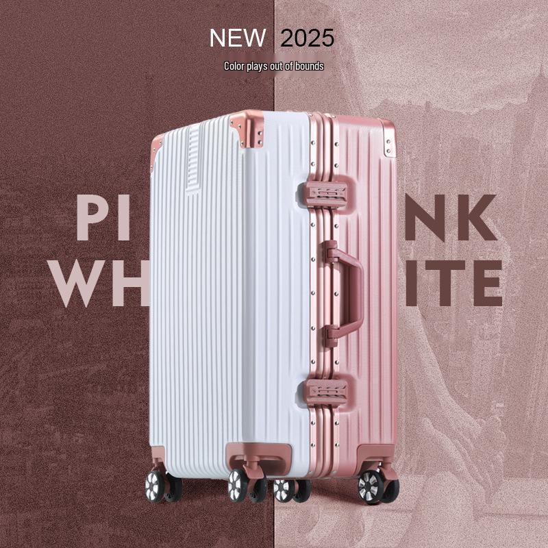 Durable Aluminum Frame Suitcase - 26-Inch Large Capacity, 24-Inch Carry-On, 20-Inch Trolley