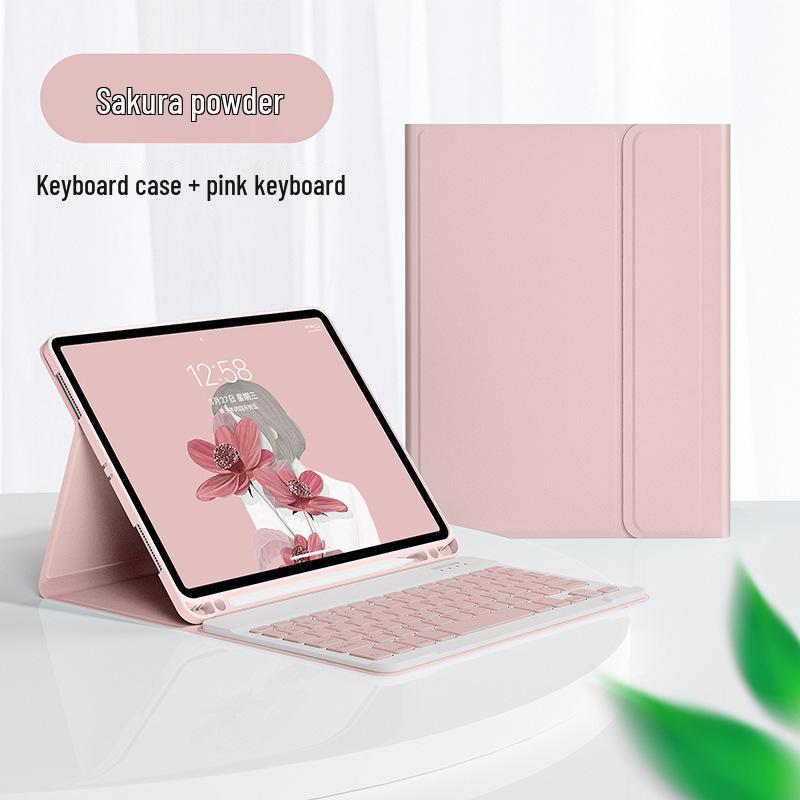 Custodia in pelle con tastiera Bluetooth per iPad Air 10.2, slot per penna Pro11, custodia da 9,7/10,5 pollici