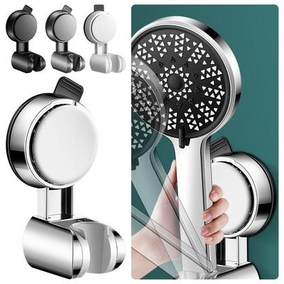 Wall Mounted Shower Head Holder Suction Cup Type Sprayer Fixed Base Bathroom Accessories