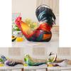 Soft Plush Animal Pillow With Realistic Design Featuring Colorful Rooster Hen And Bird Toys