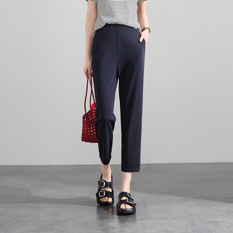 SOFSIL Women's Slimming Tapered Cropped Casual Pants