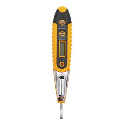 Electrical Tester Pen LED Display Quick Response Inductive Voltage Tester with Light for Industry