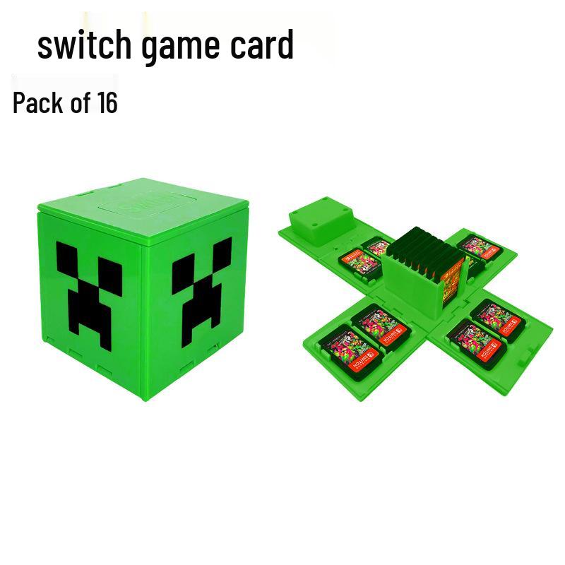 Switch OLED Console Game Card Storage Case - Large Capacity Folding Cartridge Holder
