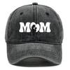 White MOM Printed Snapback Baseball Cap Adjustable Unisex Baseball Hat All Season Unisexs Cap For Casual Wear Travelling Golf