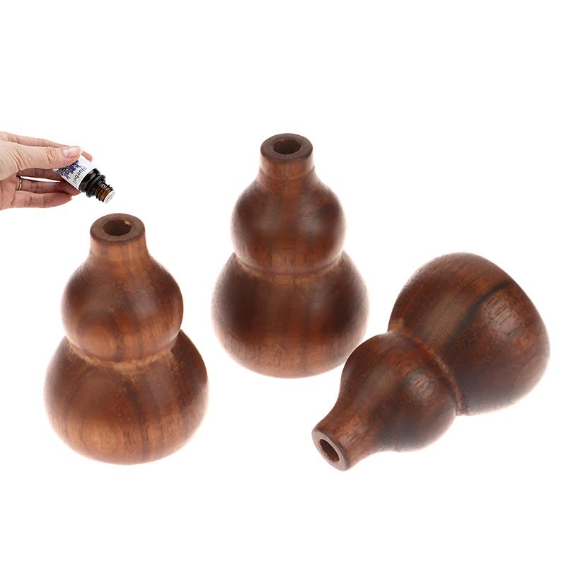 Gourd Ornament Wooden Essential Oil Aromatherapy Expanded Wood Air Freshener Replacement Fragrance Perfume Refill Natural Beech
