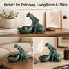 Creatieve Nijlpaard Sleutelbakje Hars Opbergbakje Scandinavische Woondecoratie voor Entree Schoenenkast Woonkamer Sieraden Snoep Houder Schaal