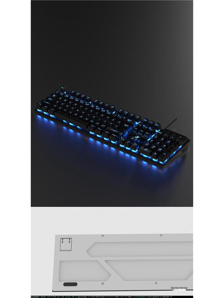 Luminous Wired Keyboard & Mouse Set with Floating Keycaps - USB, Mechanical Feel for Gaming Desktops & Laptops