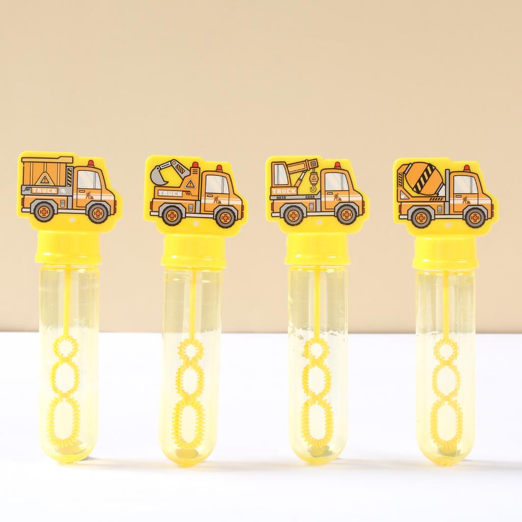 Engineering Vehicle Bubble Tube Soap Bottle Construction Birthday Party Decor Kids Favors Toys for Guests Gifts Baby Shower