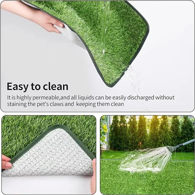 Reusable Dog Toilet Dog Lawn Carpet: Artificial Grass Rug for Dog, Dog Toilet, Training Mat, Dog Toilet for Balcony Patio Garden