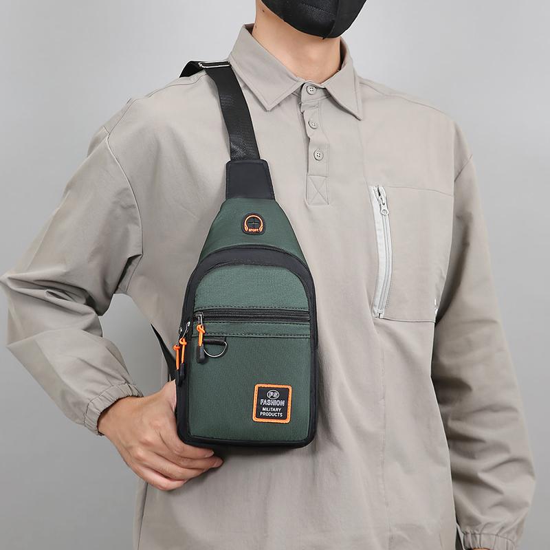 Torby na klatkę piersiową Męska torba crossbody na jedno ramię o dużej pojemności Outdoorowa sportowa rekreacyjna modna mała torba na ramię Plecak męski