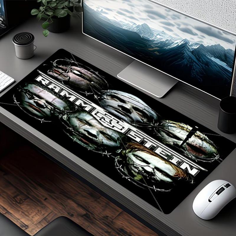 Rammstein Print Mouse Pad, for Keyboard Pad Laptop PC Mat for Office Home Use, Desk Decor, Perfect Birthday Gift for Gamers