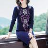 Knitted Dress New Autumn and Winter Bottoming Shirt Medium and Long Sweater Skirt