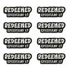 10pcs /Lots Letter Slogan Embroidered Patch Black Iron On Patches For Clothing Thermoadhesive Patches Jackets Hats Backpack Diy 