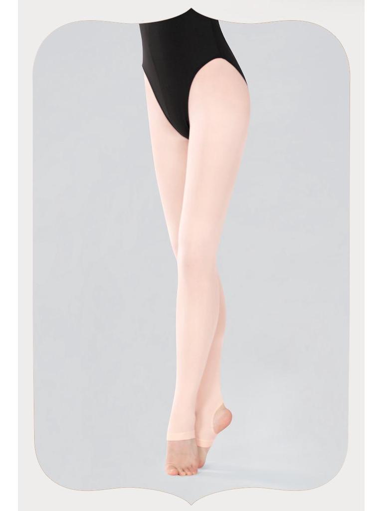 Children's Ballet Practice Footed Tights - 60D Thin Style Dance Socks for Girls