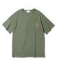 Oeta Mini Logo Double Cotton Oversized Short Sleeve T-Shirt Ots26017(8 Colors) (Type A)