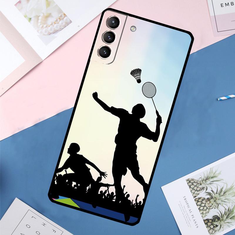 Badminton Sport Case For Samsung Galaxy S24 Ultra S20 S21 S22 S23 S25 Ultra S9 S10 Plus S25 FE Back Cover