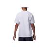 Jordan T-Shirt Air Solid Color Soft Comfortable Casual Sports Short Sleeve Kids Tops White HF2321-100