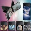 Owl In Winter Coque For Samsung Z Flip7 6 Galaxy Case Shockproof Z Flip5 Z Flip3 4 5G Hard Cover Phone TPU PC Hard Funda
