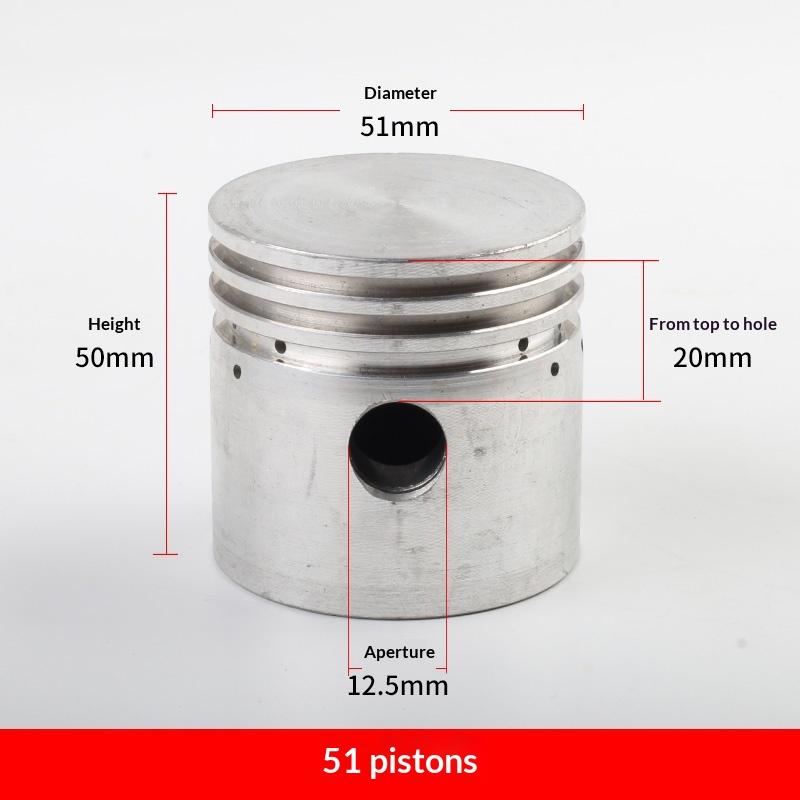 1/3 Pezzi Diametro Cilindro 42/47/48/51/55/65/70Mm Set Anelli Pistone Compressore d'Aria Compressori d'Aria Pompe d'Aria Parti Pneumatiche