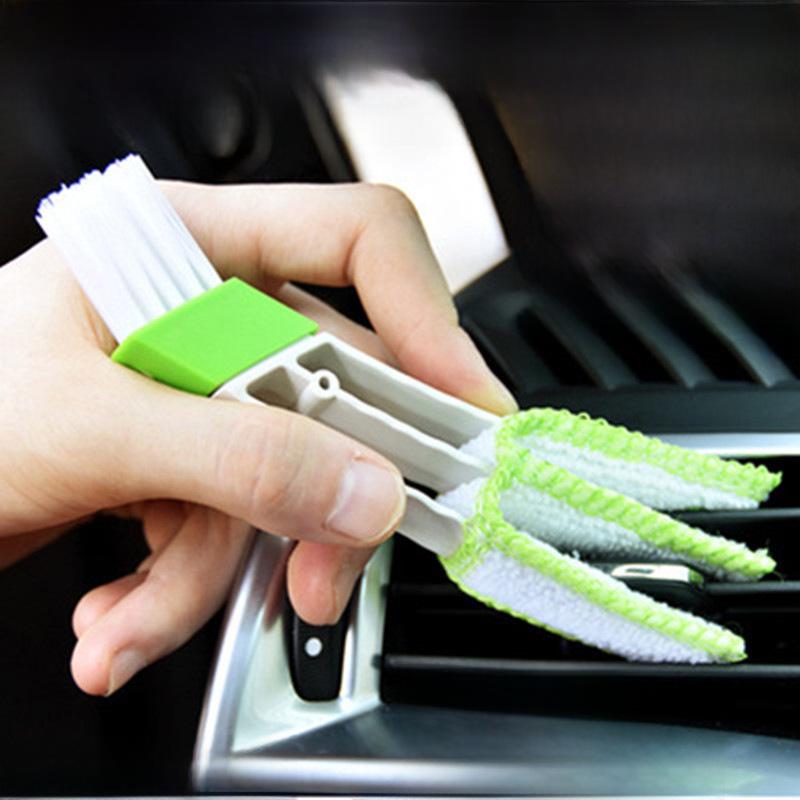 Double-Headed Air Vent Cleaning Brush with Soft Bristles