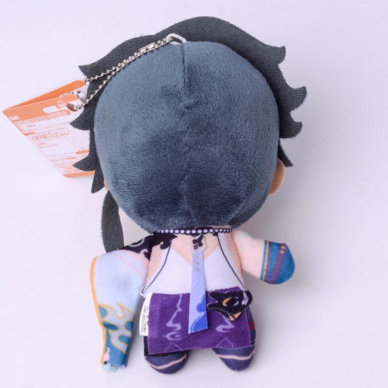 10-15cm Game Genshin Impact Stuffed Doll Xiao ZhongLi Plush Toys Tartaglia Anime Aether Stuff Plushies Dolls Birthday Gift For Kids