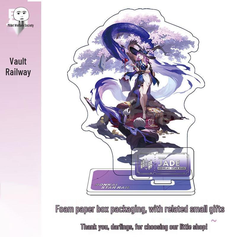 miHoYo Star Rail Firefly Dan Heng Luna Figurine Set: Acheron, Aventurine, Kafka, Silver Wolf, Jingliu, Xueyi Standees
