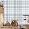 Wallpaper Fabric Pattern Light Gray and White for Living Room and Bedroom 50x1000