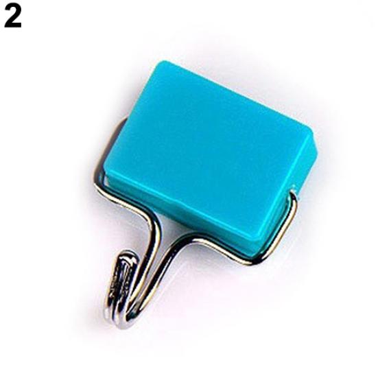Self Adhesive Magnetic Hook Hanger Bag Keys Bathroom Kitchen Holder for Fridges