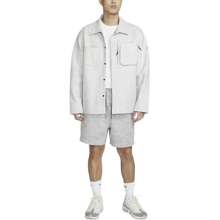 New Nike Casual Shorts Men's Gray DX0202-077